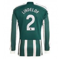 Manchester United Victor Lindelof #2 Udebanetrøje 2023-24 Langærmet
